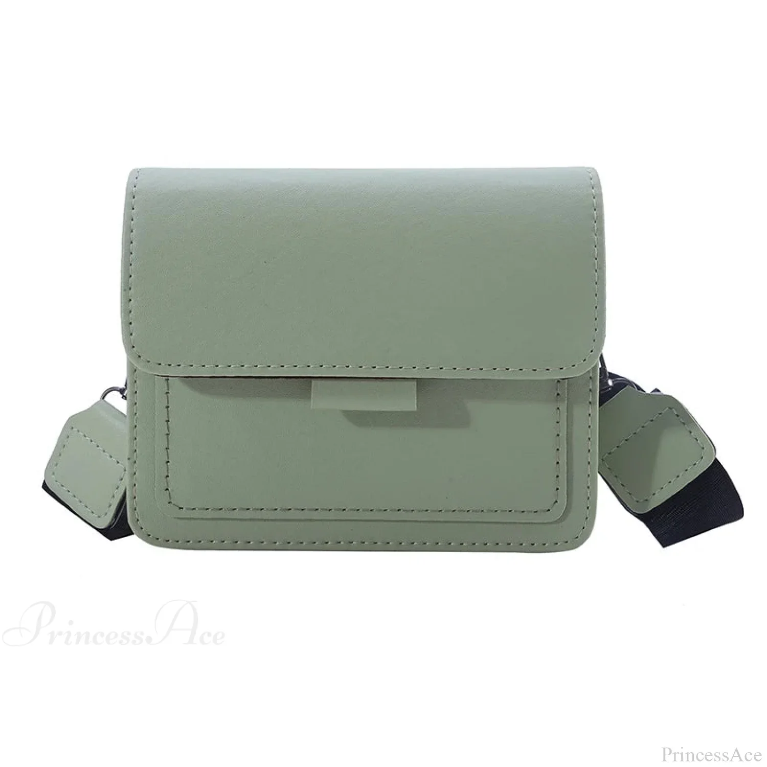 Retro Square Wide Strap Crossbody - Image 7