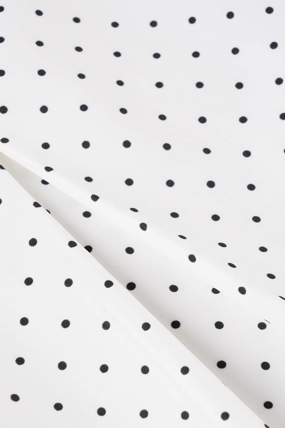 Ruched Polka Dot A-Line Midi Skirt - Image 3
