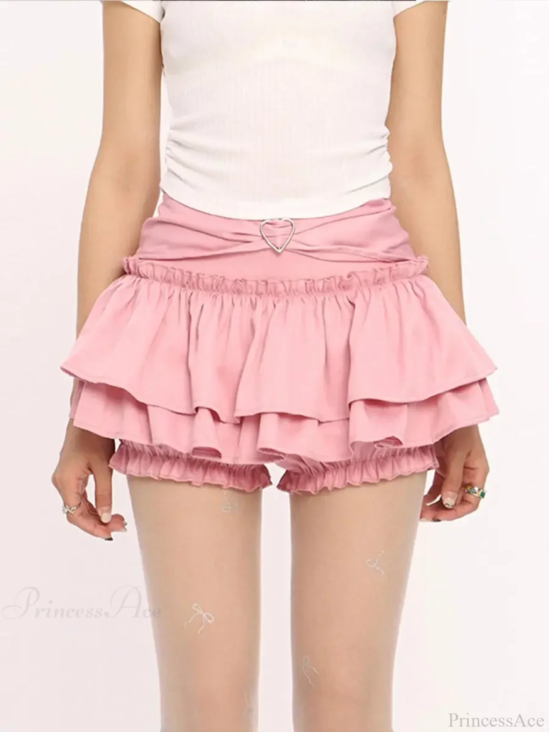 Ruffle Slim Cake Layer Skirt - Image 3