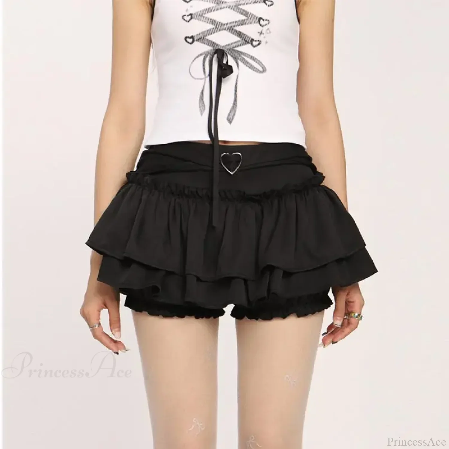 Ruffle Slim Cake Layer Skirt - Image 7