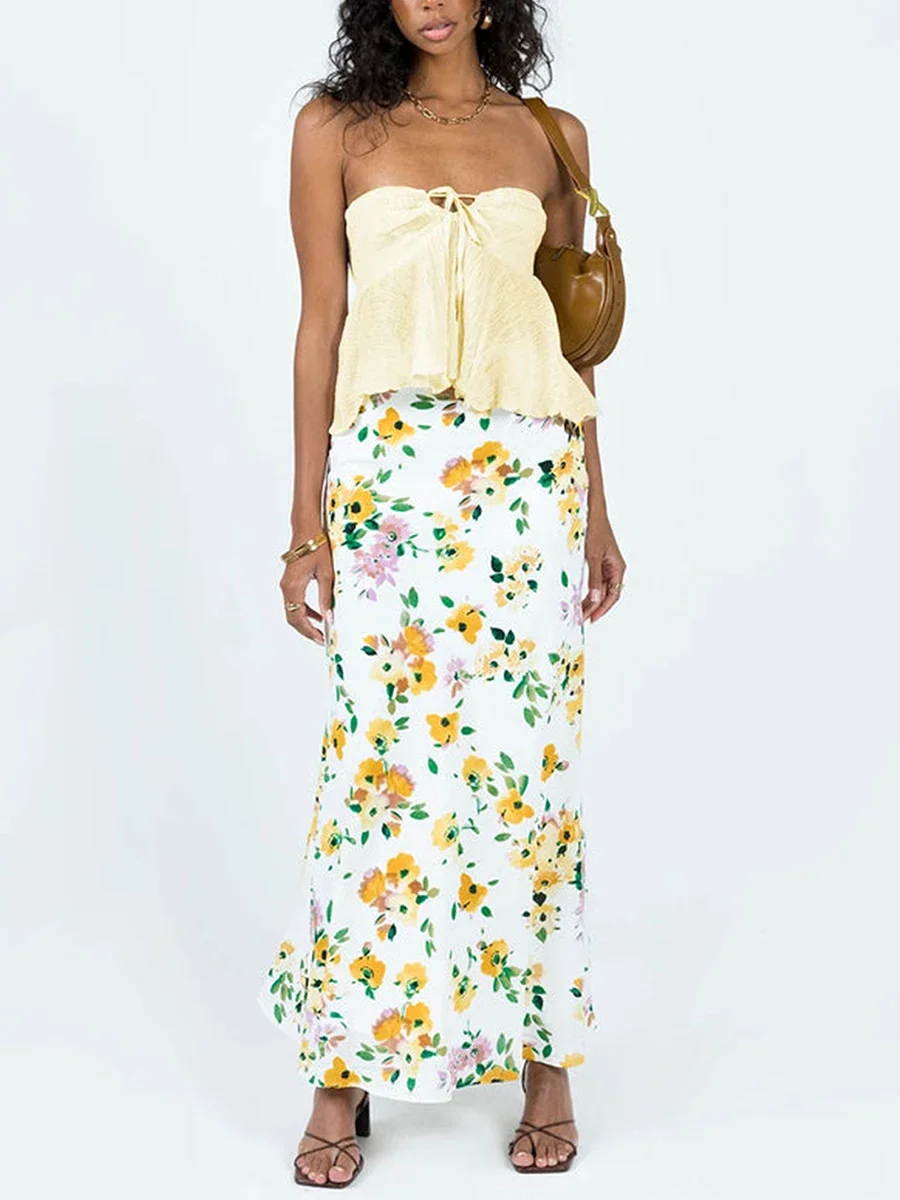 Ruffled Off-Shoulder Crop Top - Image 2