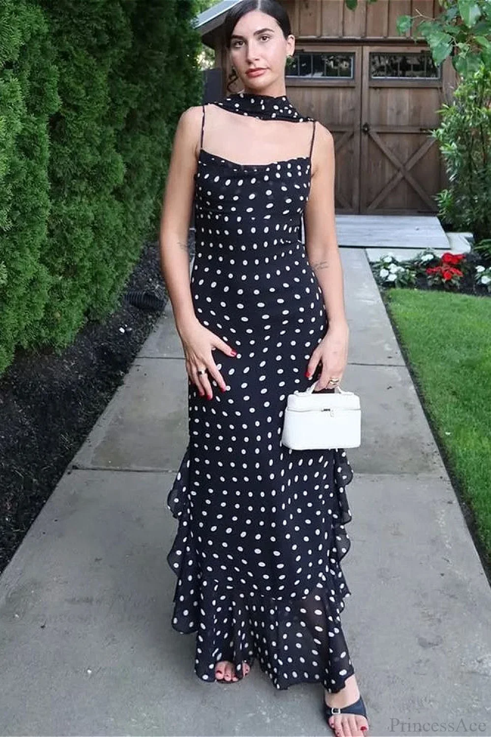 Ruffled Spaghetti Strap Maxi Dress - Image 7