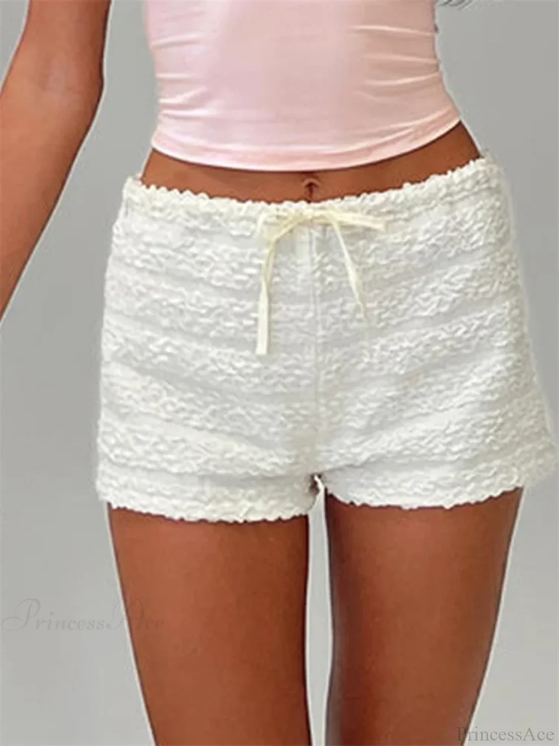 Ruffled Tie-Up Elastic Waist Short - Image 5