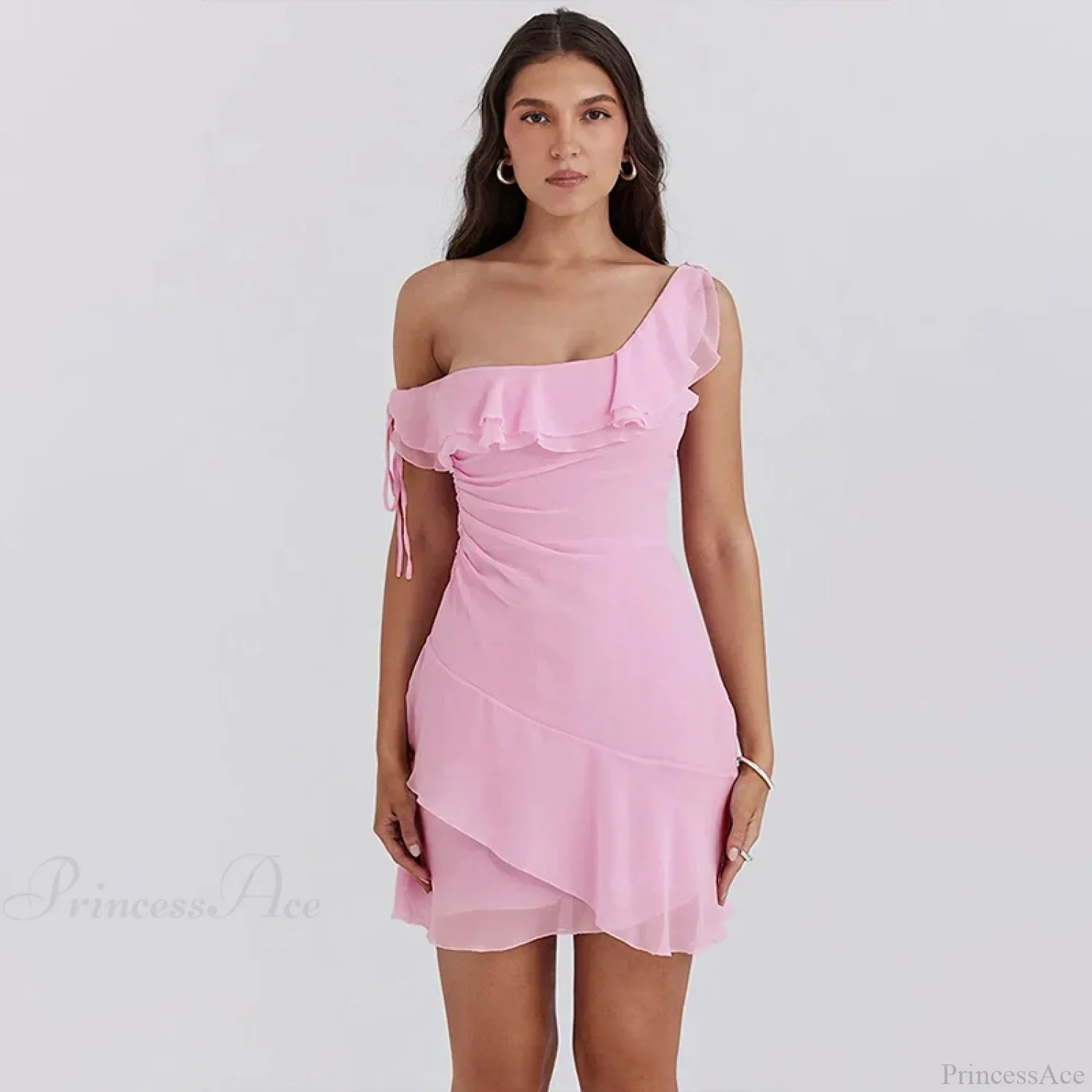 Ruffles Elegant A-line Vacation Dress - Image 2