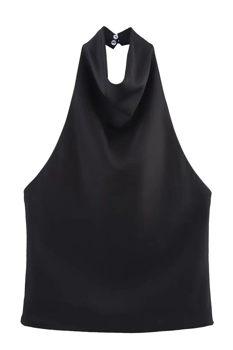 Satin Halter Top with Elegant Design - Image 7
