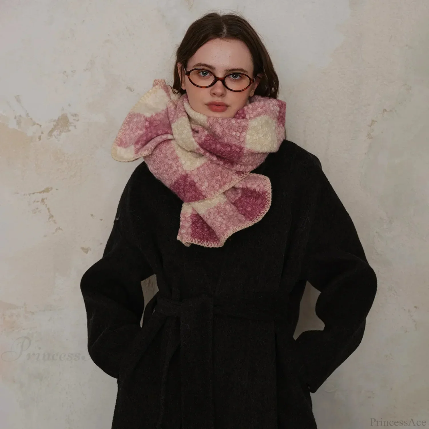 Scottish Woolen Plaid Scarf for Women - Autumn/Winter Shawl - Image 3