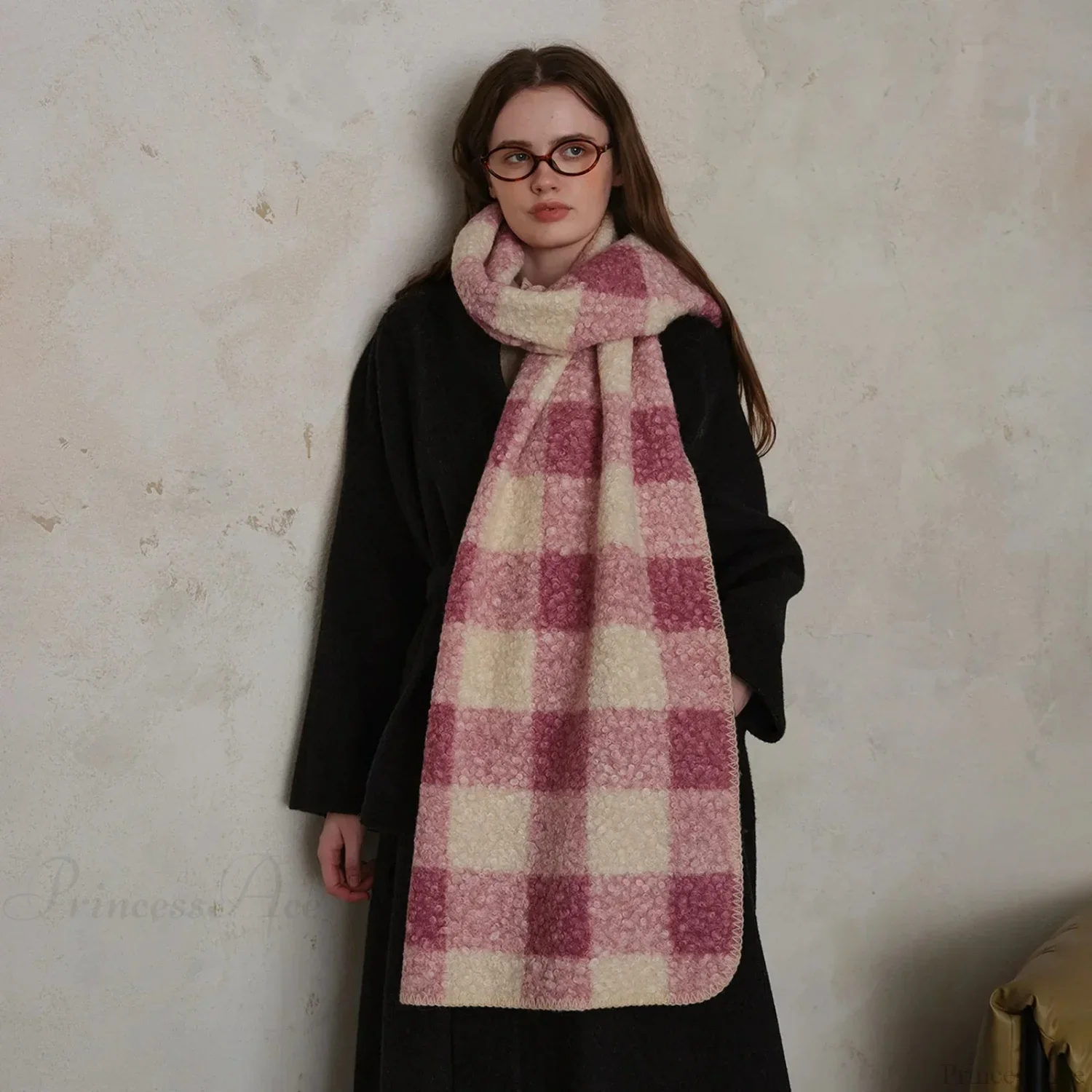 Scottish Woolen Plaid Scarf for Women - Autumn/Winter Shawl - Image 7
