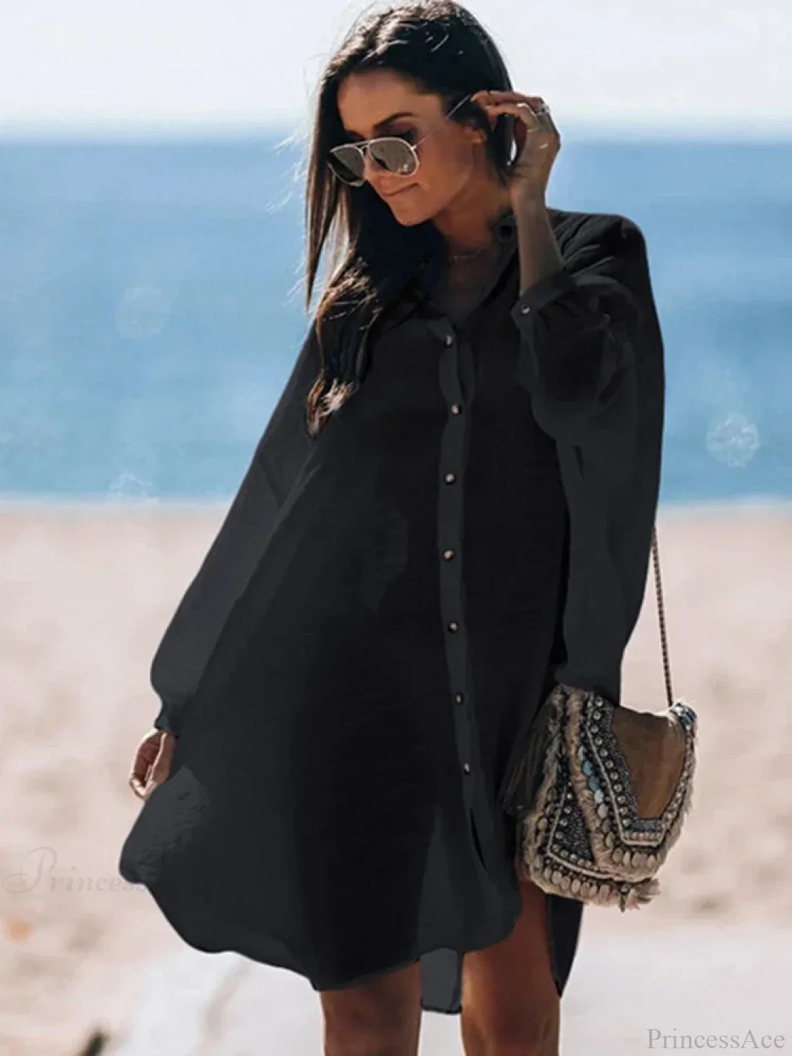 See Through Bikini Beach Cover Up - Image 3