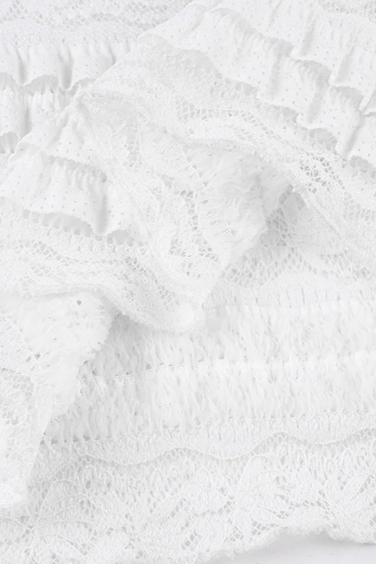 See-Through Lace Mesh Skirt - Image 4