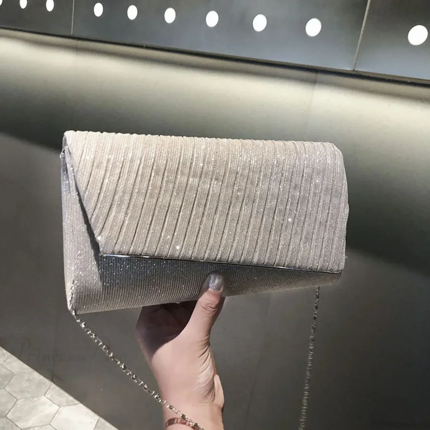 Sequin Clutch Wedding Party Wristlet - Image 2