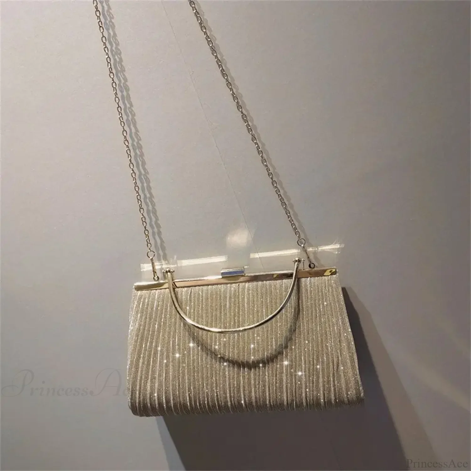 Sequin Moon Evening Clutch Bag Shoulder Bag - Image 2