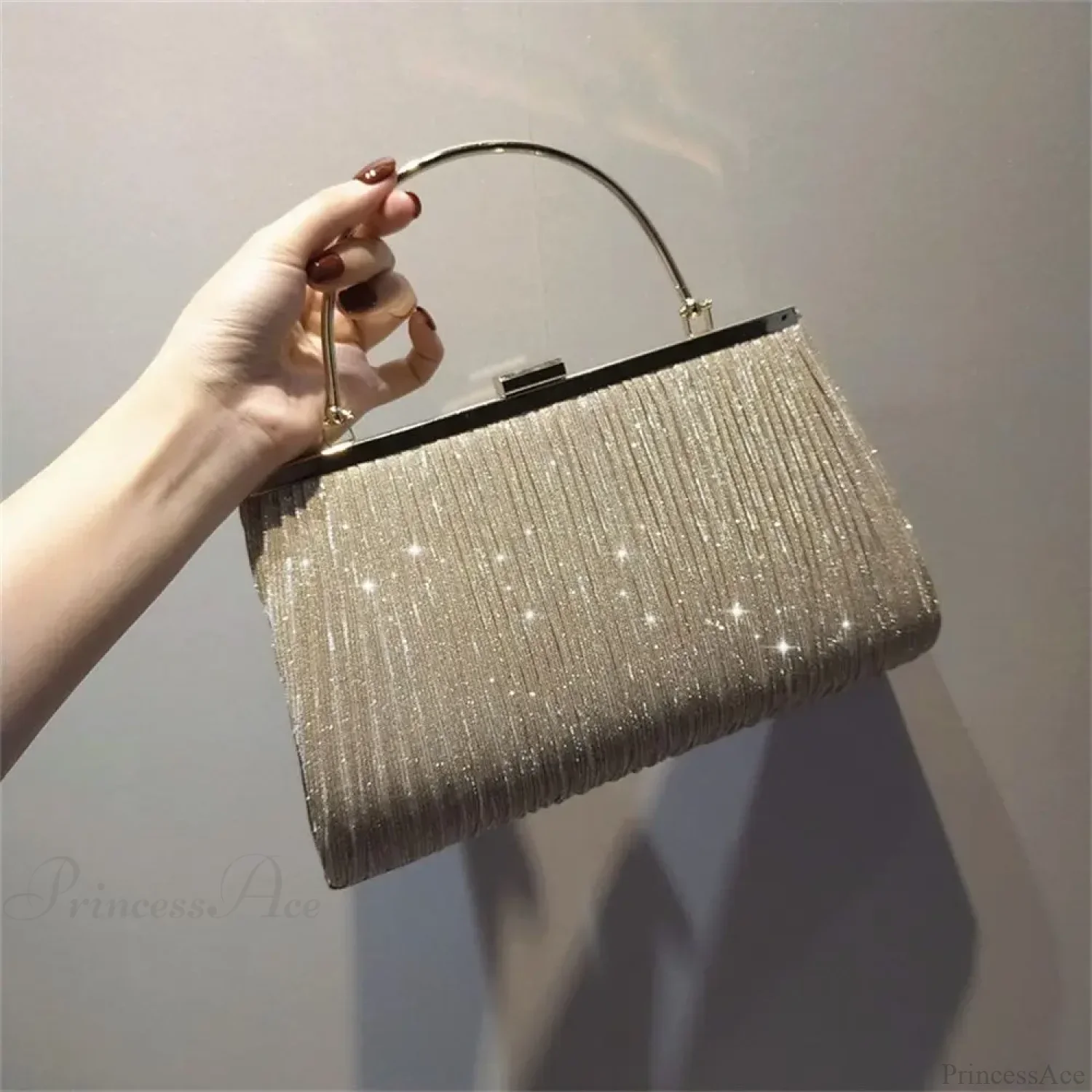 Sequin Moon Evening Clutch Bag Shoulder Bag - Image 6