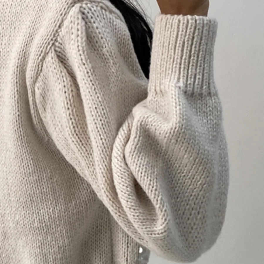 Sequined Knit Long Sleeve Cardigan - Image 5