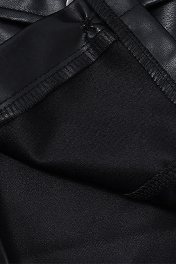 Sexy Cropped Biker Coat - Image 6