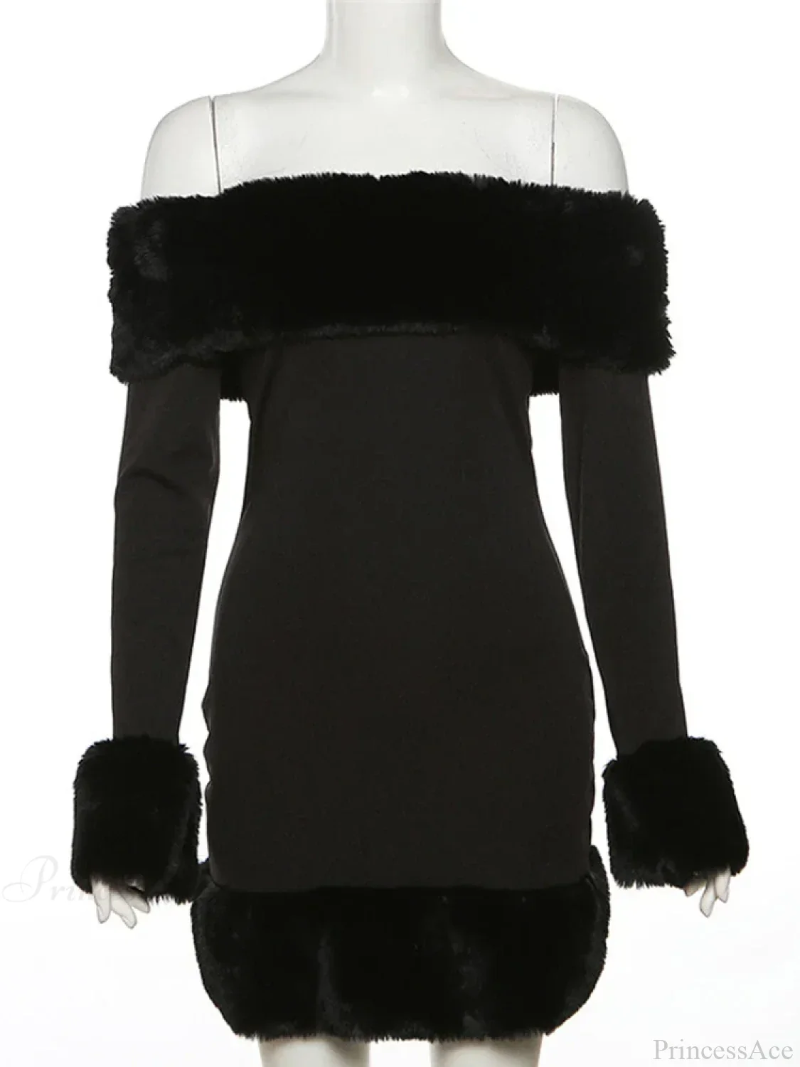 Sexy Elegant Fluffy Glamorous Strapless Mini Party Dress - Image 5
