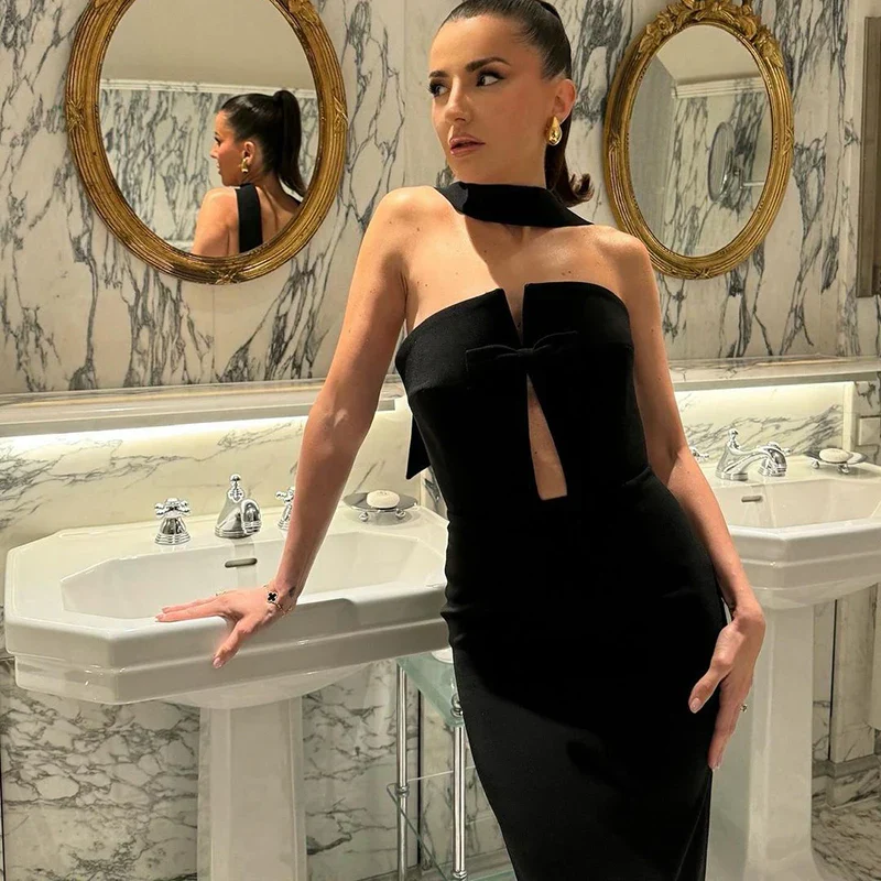 Sexy Elegant Red Maxi Dress Casual Streetwear Party Dress - Image 4