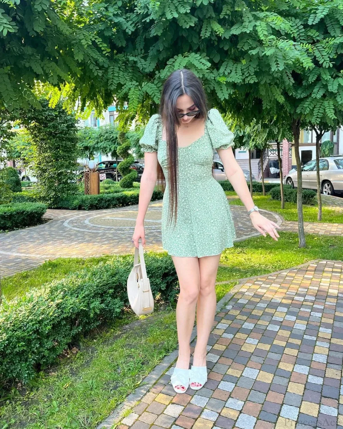 Sexy Floral Print Wrap Floral Dress - Image 11