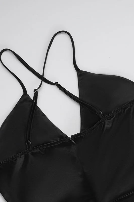 Sexy Halter Neck Crisscross Split Maxi Dress Party Dress - Image 5