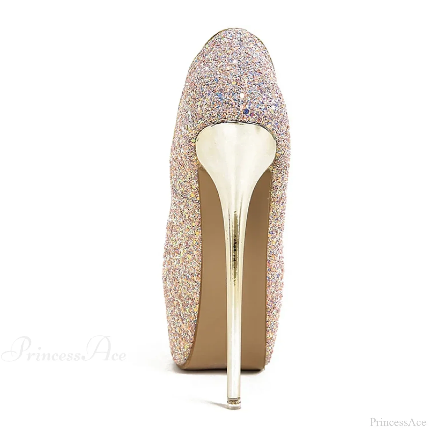 Sexy Peep-Toe Extreme High-Heels Party Nightclub Stripper Pole-Dance Sequined Cloth Platform High Heel - Image 5