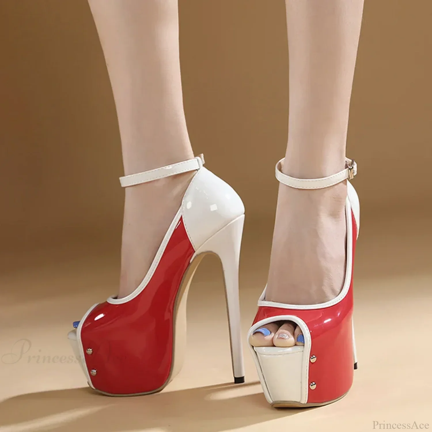 Sexy Peep-Toe Party Club Strip Pole-Dance Ultra-High Heels Platform Stiletto Wedding Banquet High Heel - Image 3