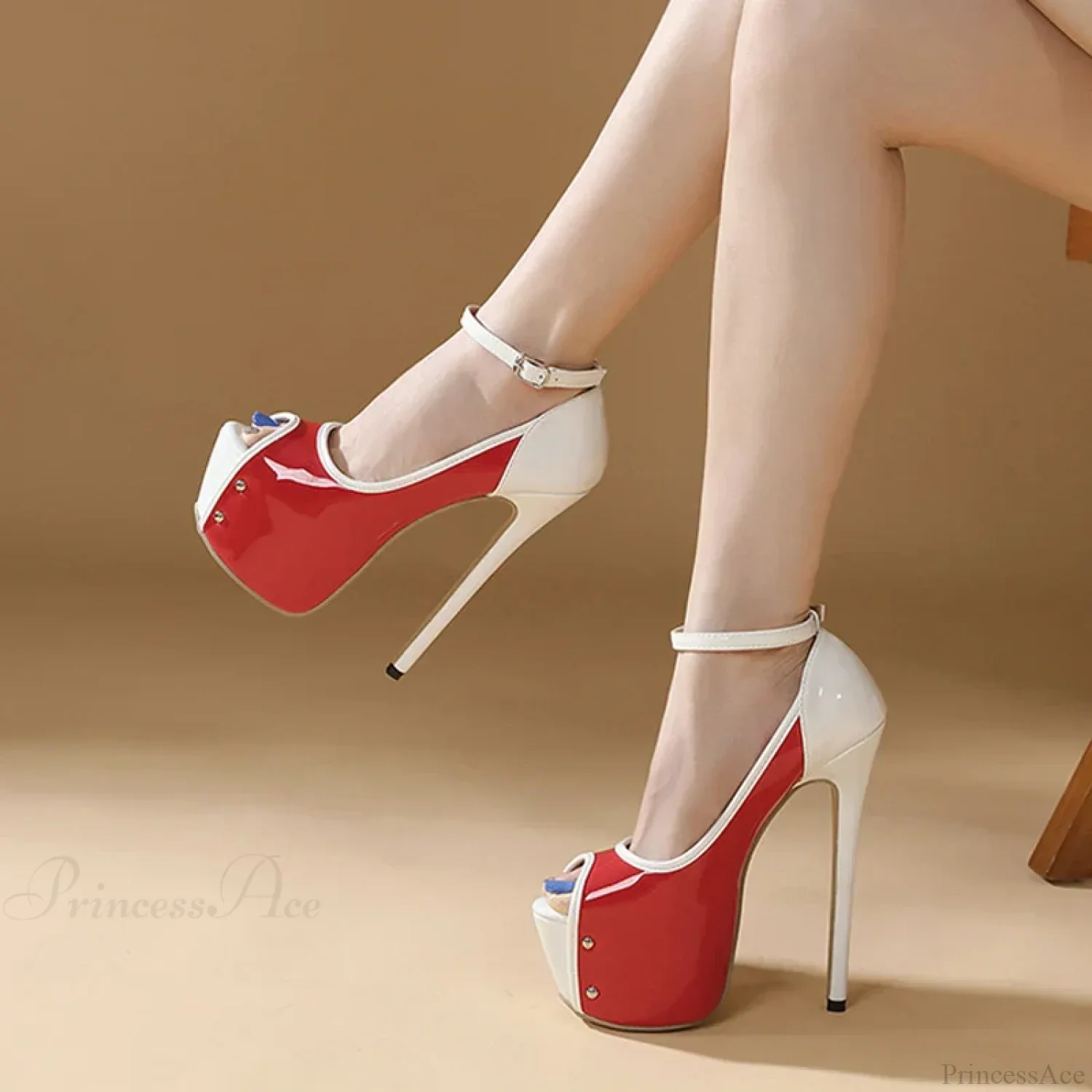 Sexy Peep-Toe Party Club Strip Pole-Dance Ultra-High Heels Platform Stiletto Wedding Banquet High Heel - Image 4