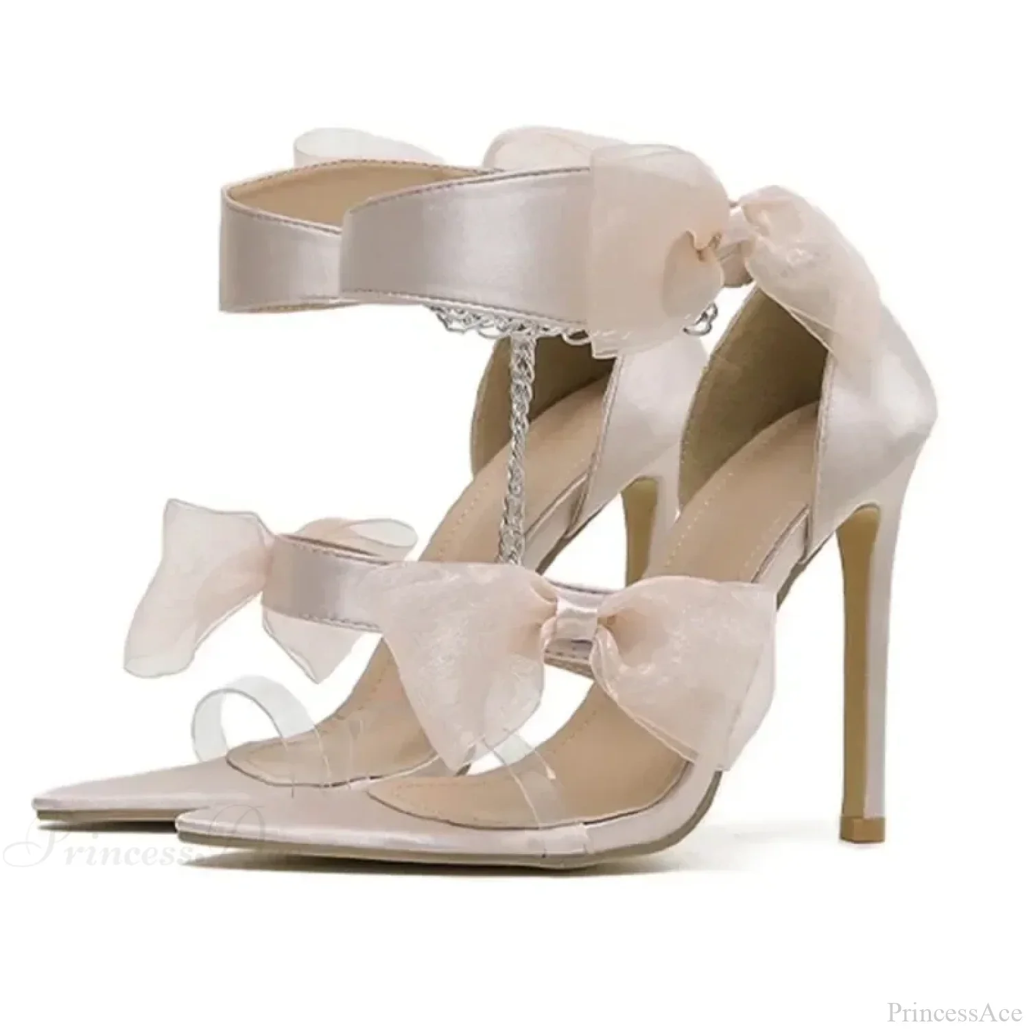 Sexy Peep Toe Platform Square HeadBuckle Strap Rhinestone Butterfly-knot 16CM High Heels Summer Lady High Heel - Image 6
