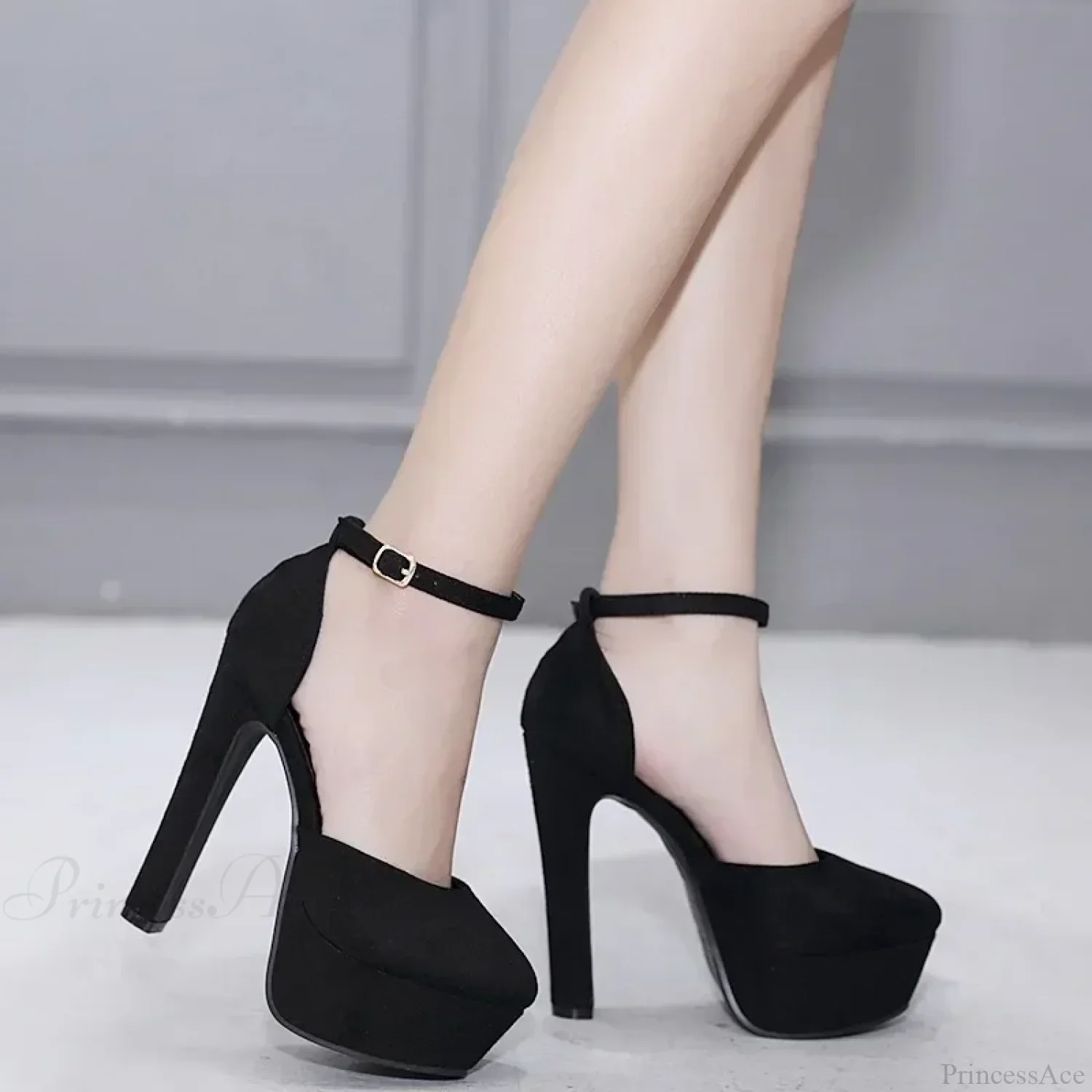 Sexy Peep Toe Platform Ultra High Heels Designer Bling Sequins Party Dress Female Sandal Pumps High Heel - Image 3