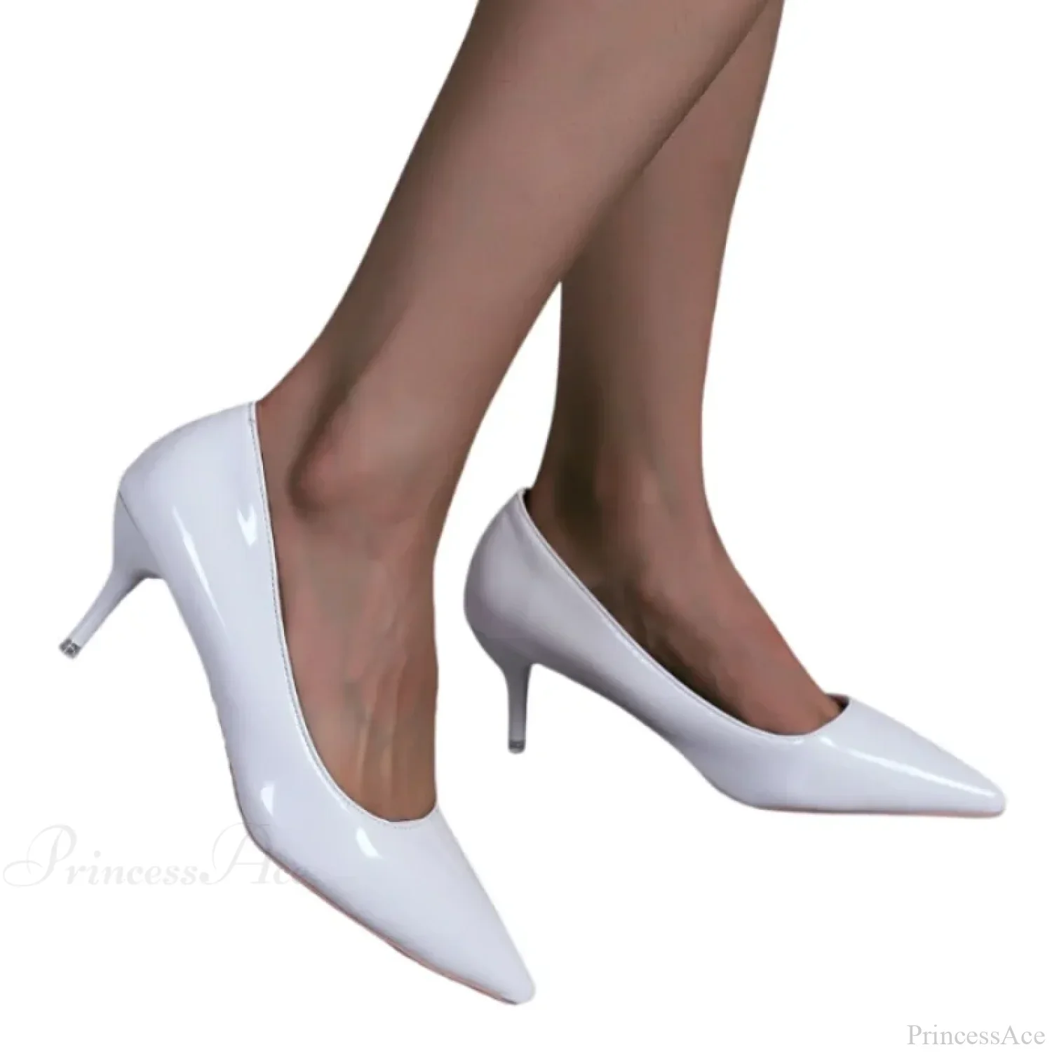 Sexy Pointed Shallow Party Elegant Autumn Trend Large Size Low Heel Pump - Image 6