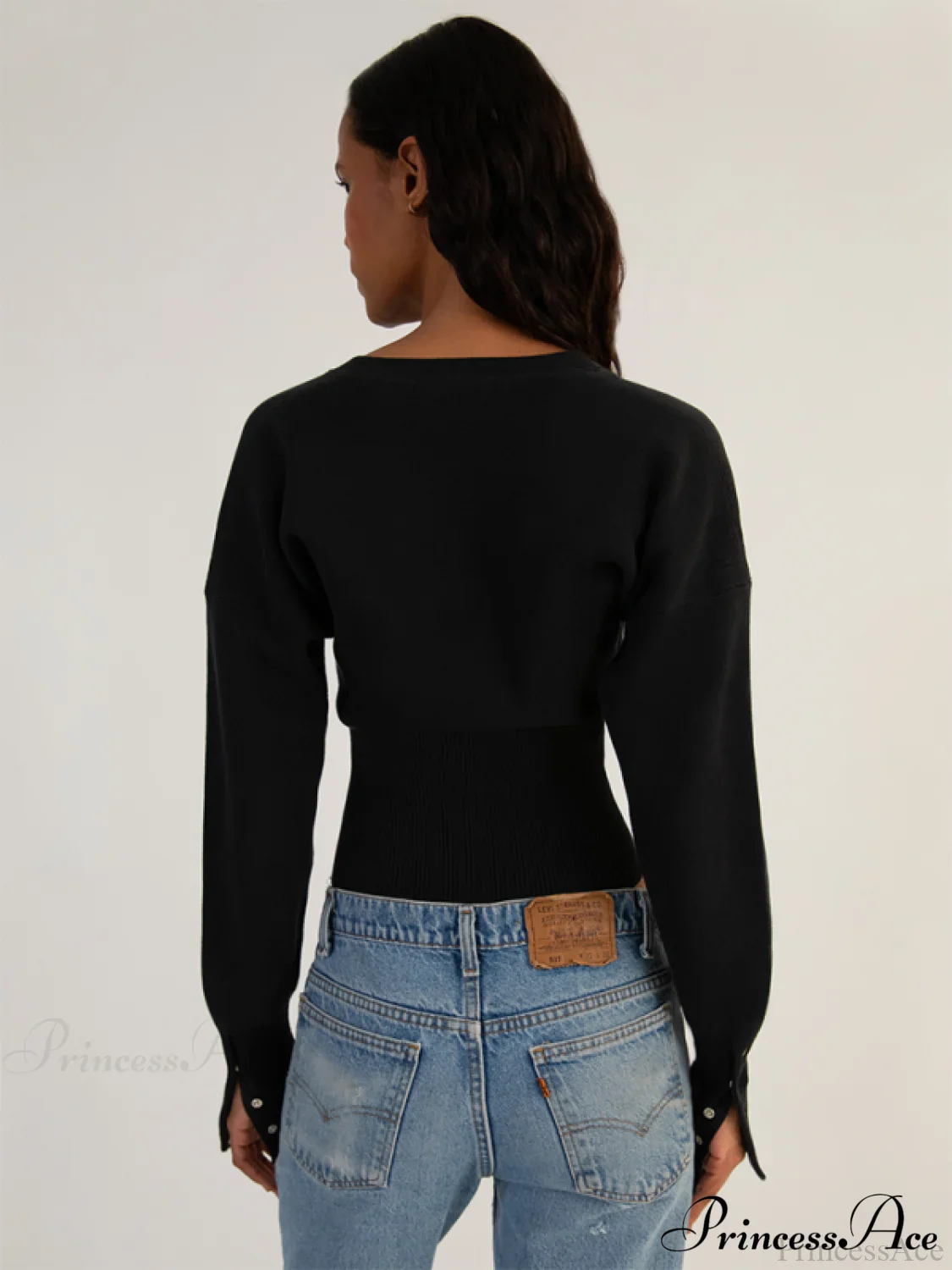 Sexy Women's Button Cardigan - Image 5