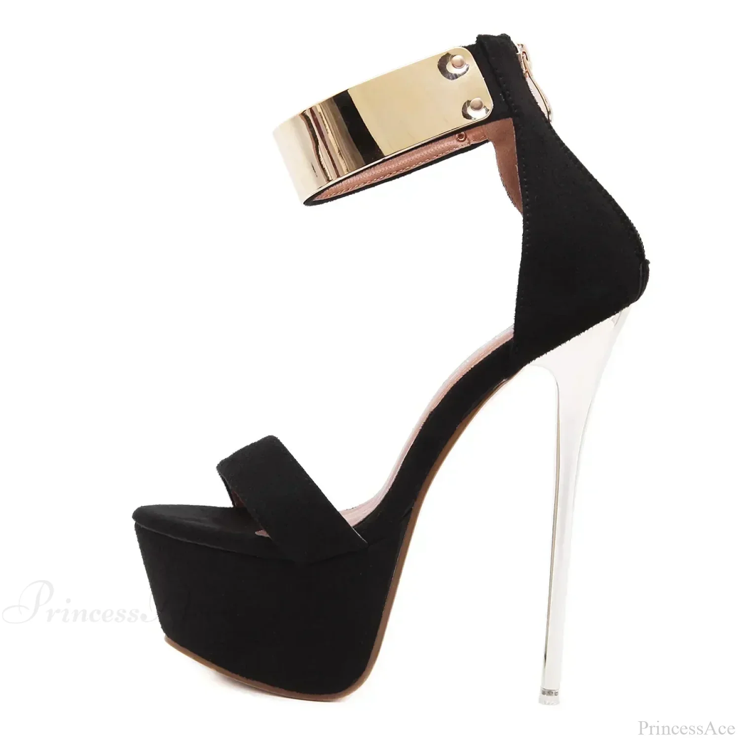 Sexy Women's Sandals 16CM High Heels Summer Open Toe Zippers Party Night Club High Heel - Image 7