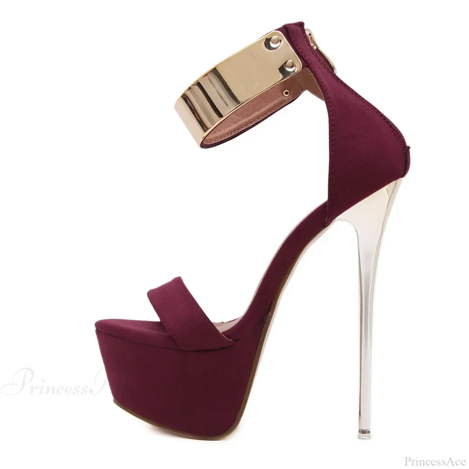 Sexy Women's Sandals 16CM High Heels Summer Open Toe Zippers Party Night Club High Heel - Image 8