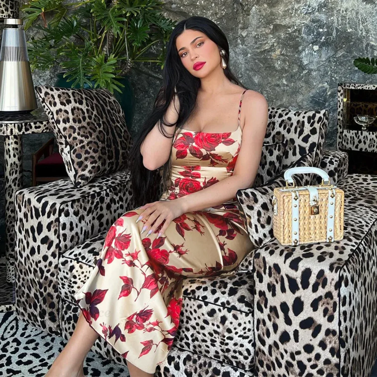 Sexy Y2K Floral Print Backless Bodycon Midi Dress - Image 6