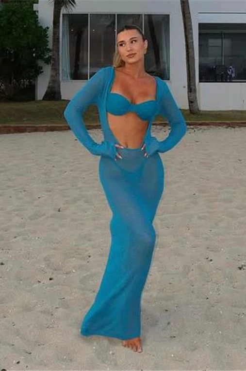 Sheer Two Way Beach Cover Up - Image 2