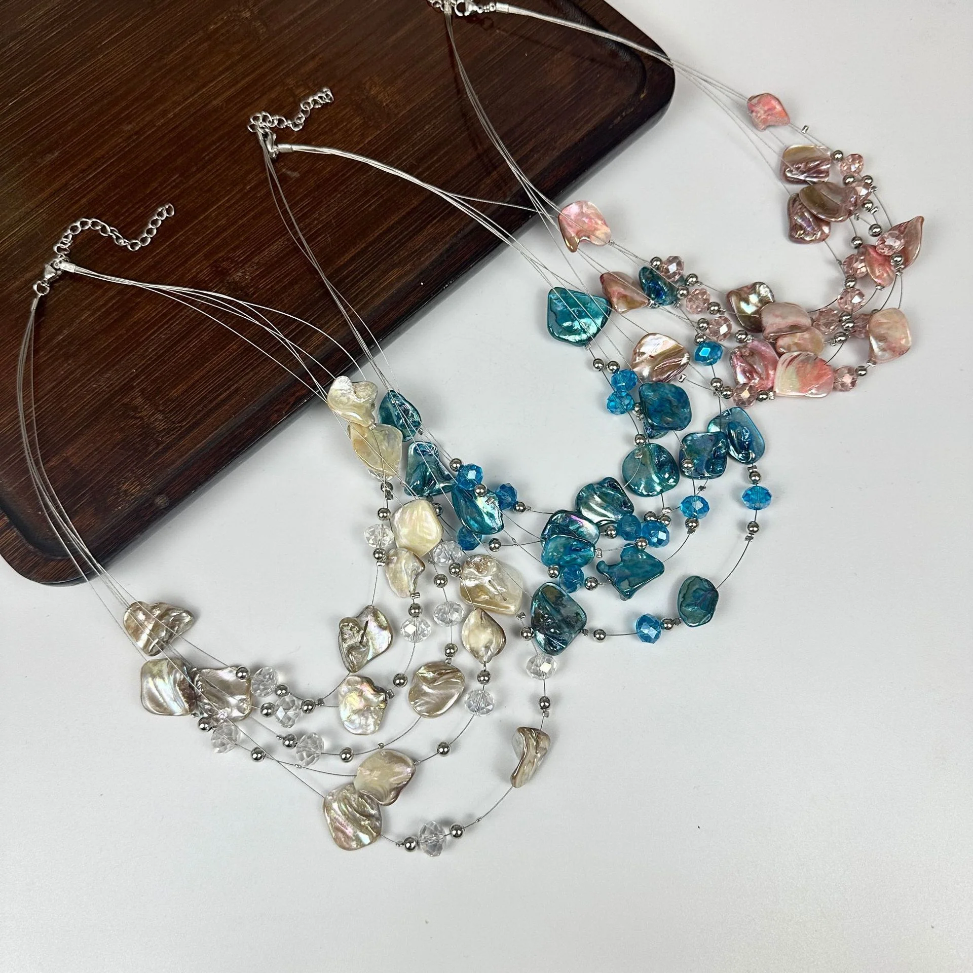 Shell Irregular Boho Minimal NeckLace - Image 6
