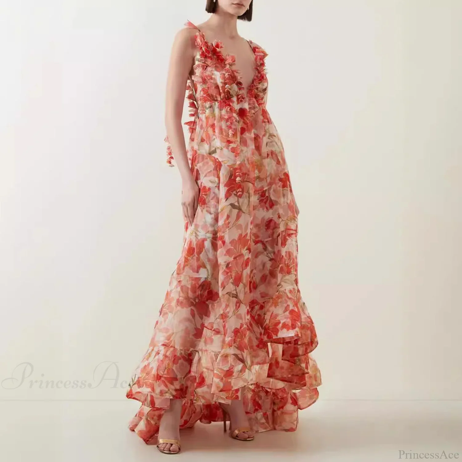 Shimmering Sequin Open Back Prom Dress - Image 2