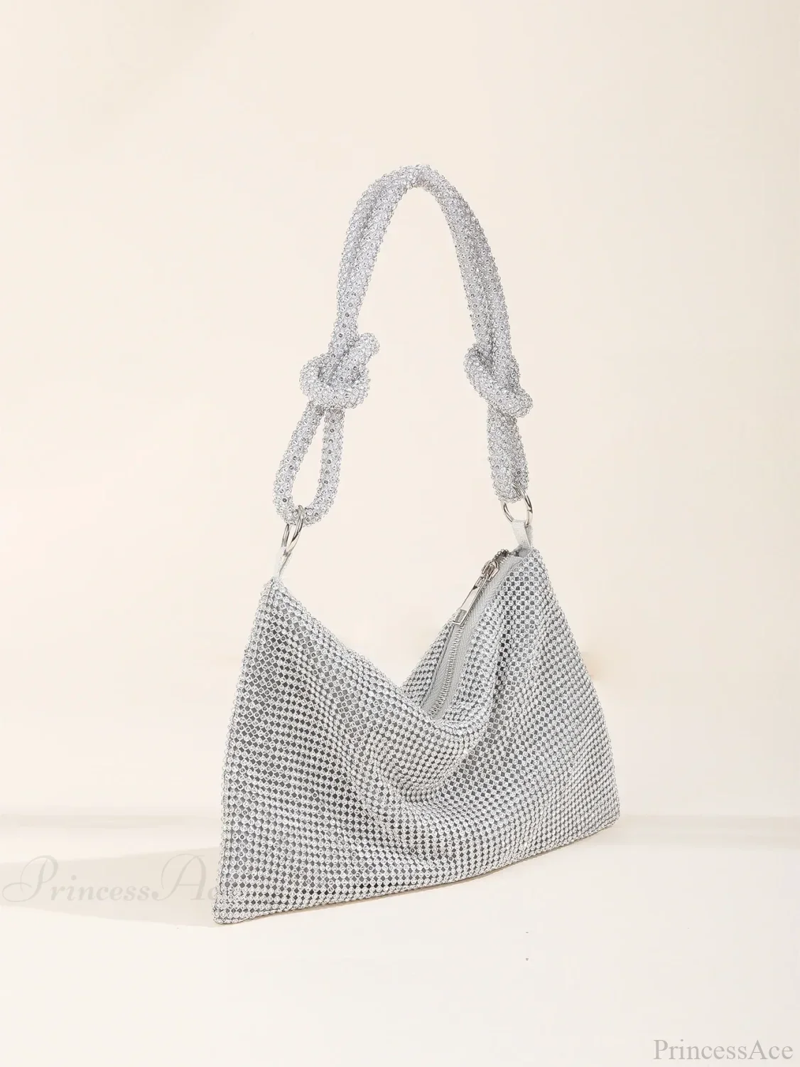 Shiny Rhinestones Elegant Party Wedding Clutch Bag - Image 2