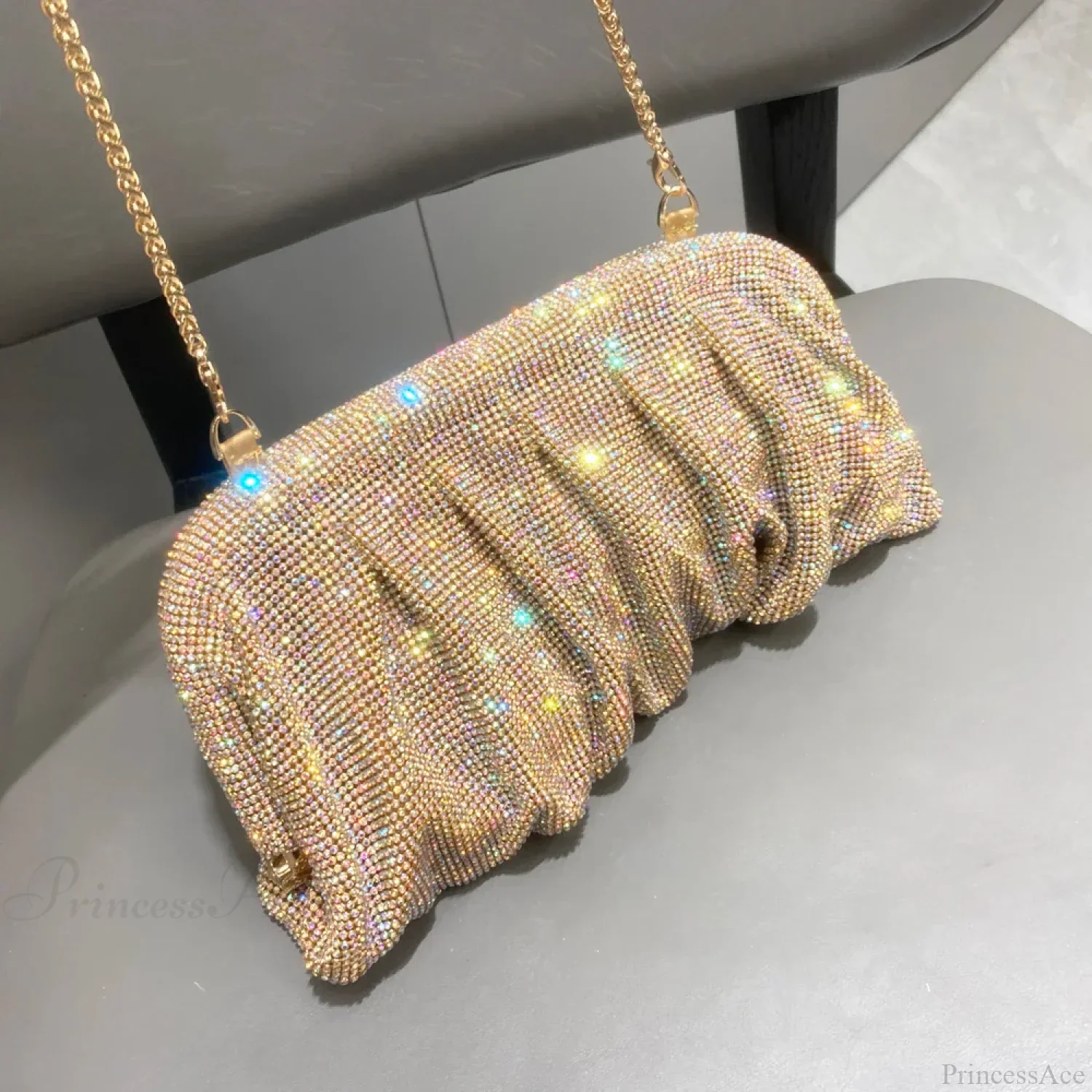 Shiny Rhinestones Handmade Evening Wristlet - Image 7