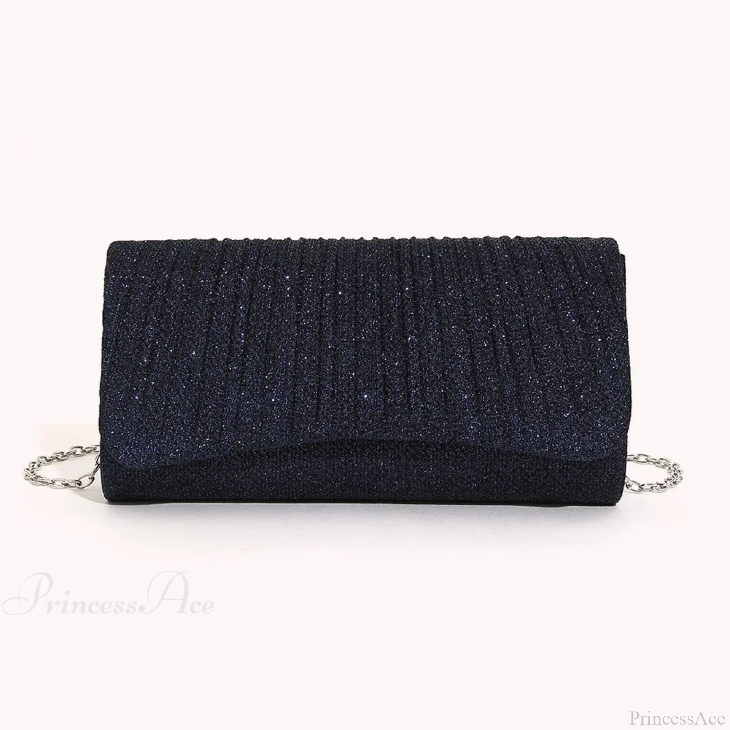 Shiny Shoulder Chain Satchel Wedding Cocktail Clutch Bag