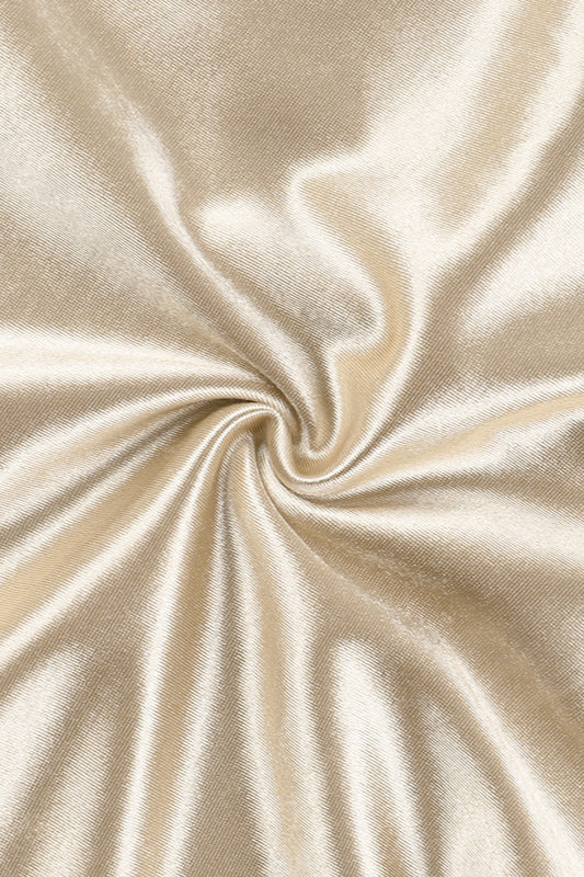 Silk Gloss Strapless Bowknot Bodycon Party Dress - Image 9