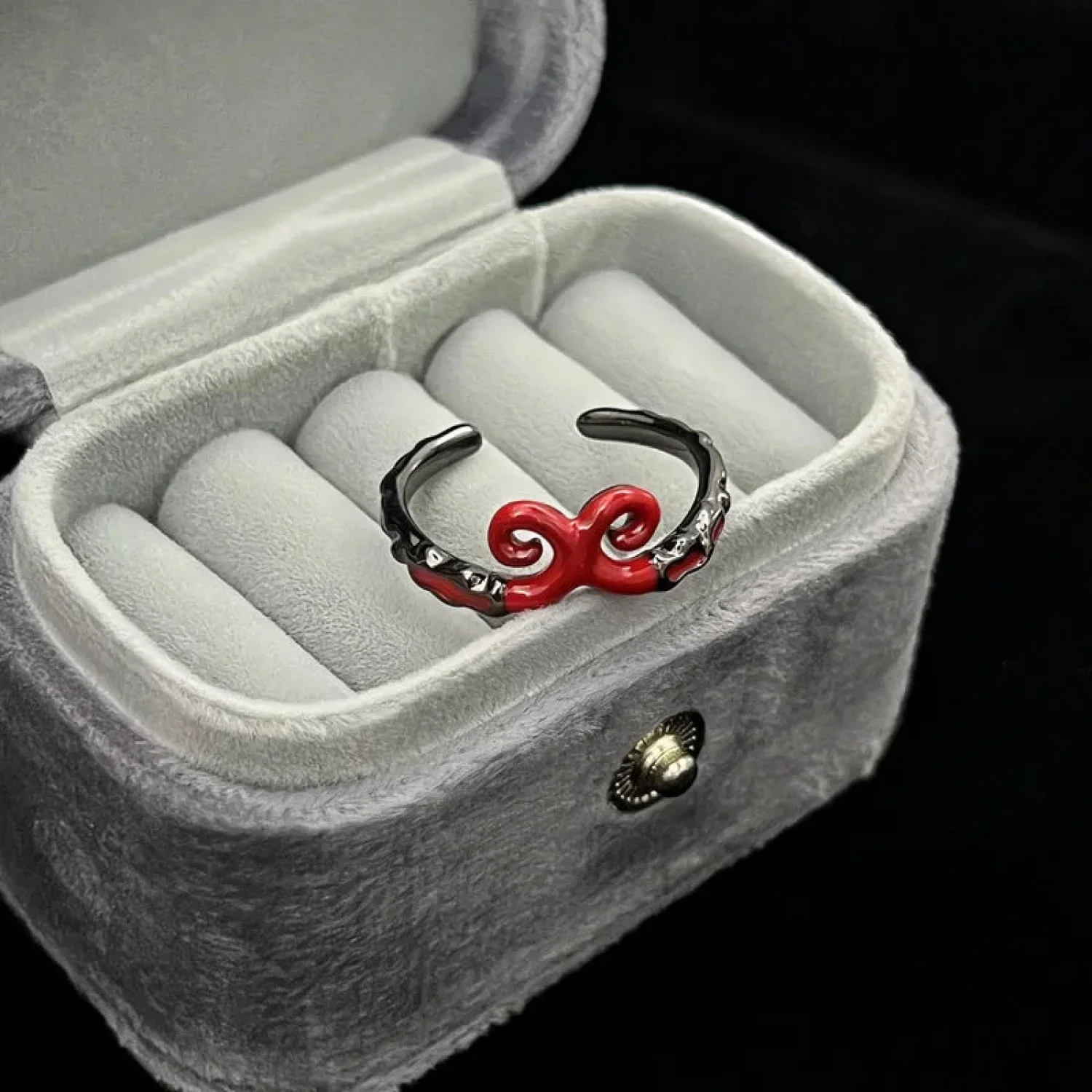 Simple Gothic Inebriated Spirit Ring - Image 9
