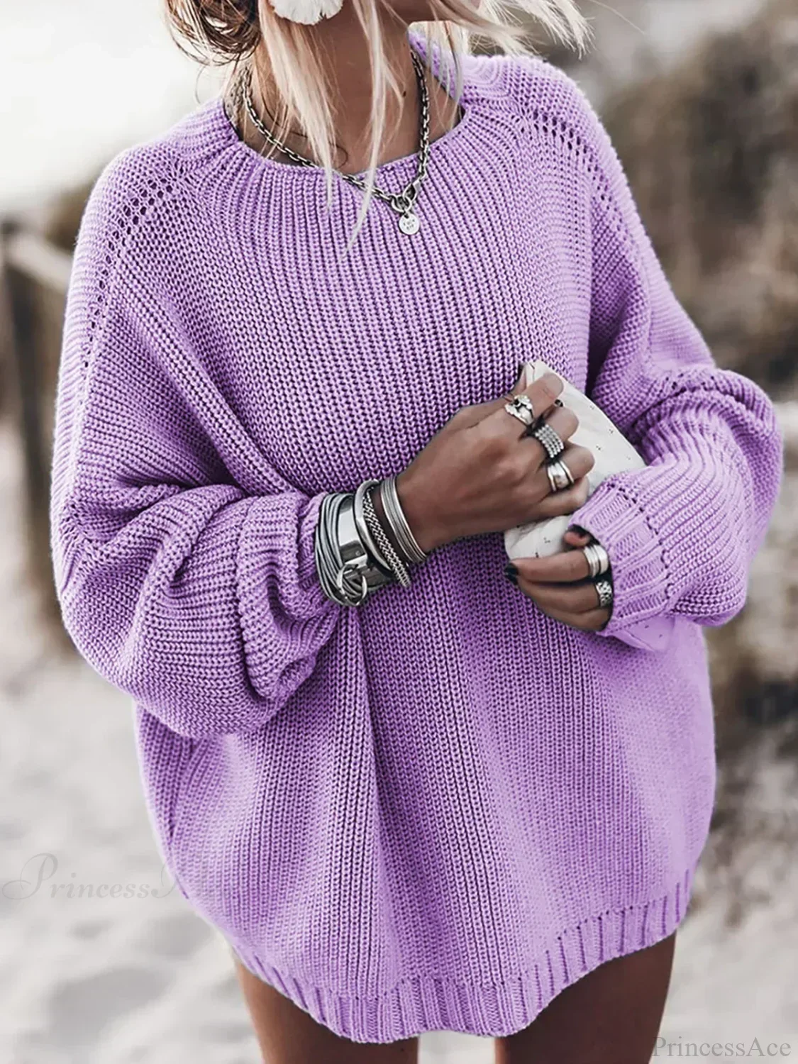 Simple Knit Elastic Winter Sweater - Image 6