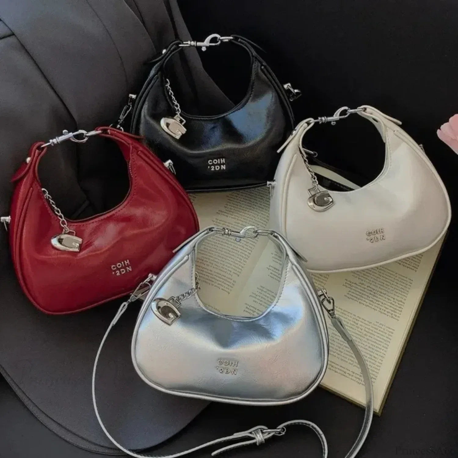Simple Versatile Solid Color Shoulder Messenger Handbag - Image 4
