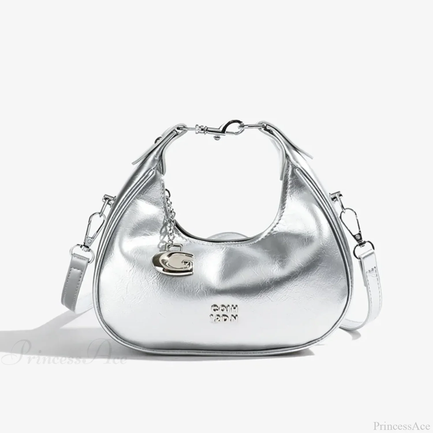 Simple Versatile Solid Color Shoulder Messenger Handbag - Image 9