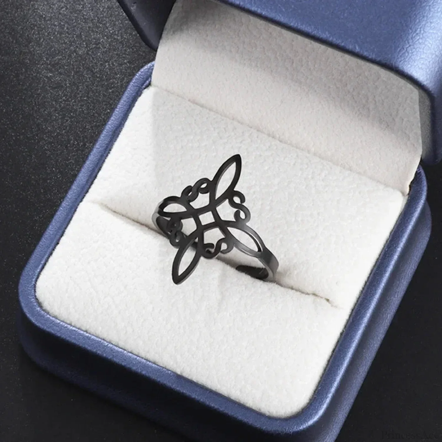 Sinister Eye Style Gothic Pointer Ring - Image 15