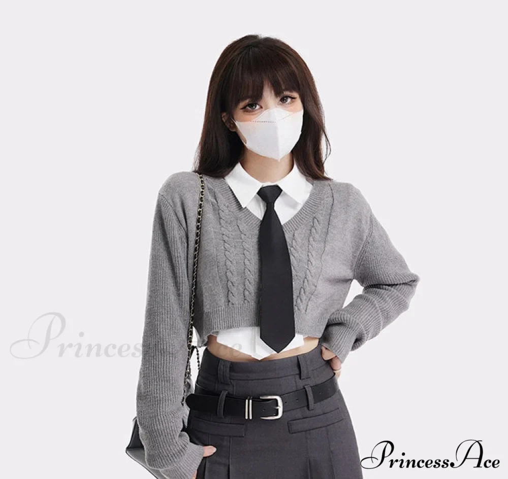 Harajuku A-Line Skirt and Shirt Set - Image 3