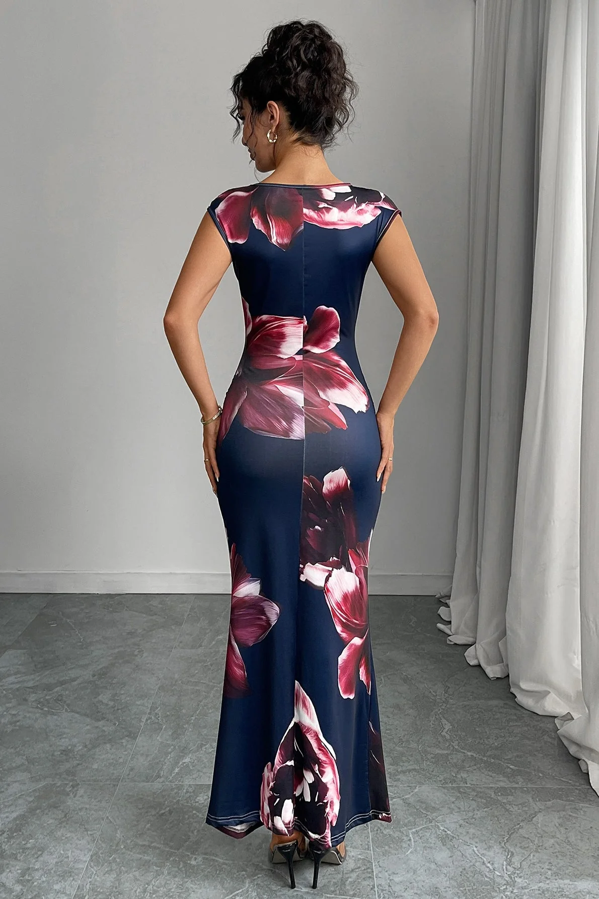 Sleeveless Bodycon Pencil Maxi Dress