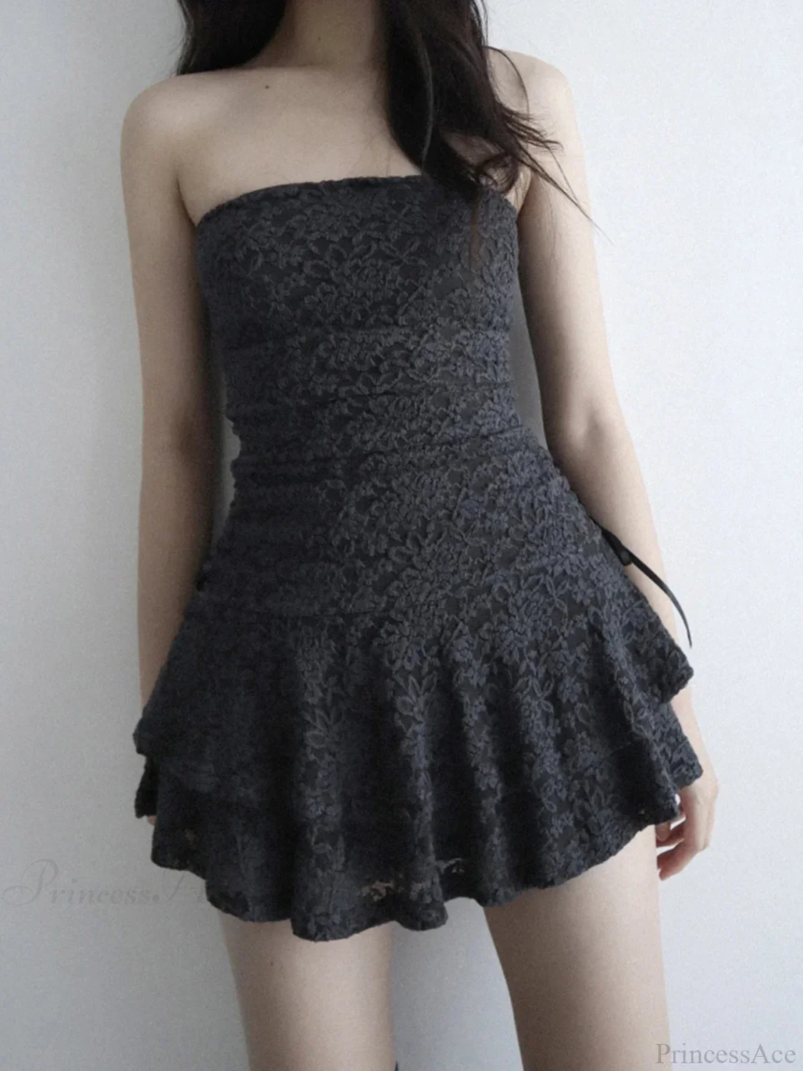 Sleeveless Mesh Cocktail M Dress - Image 4