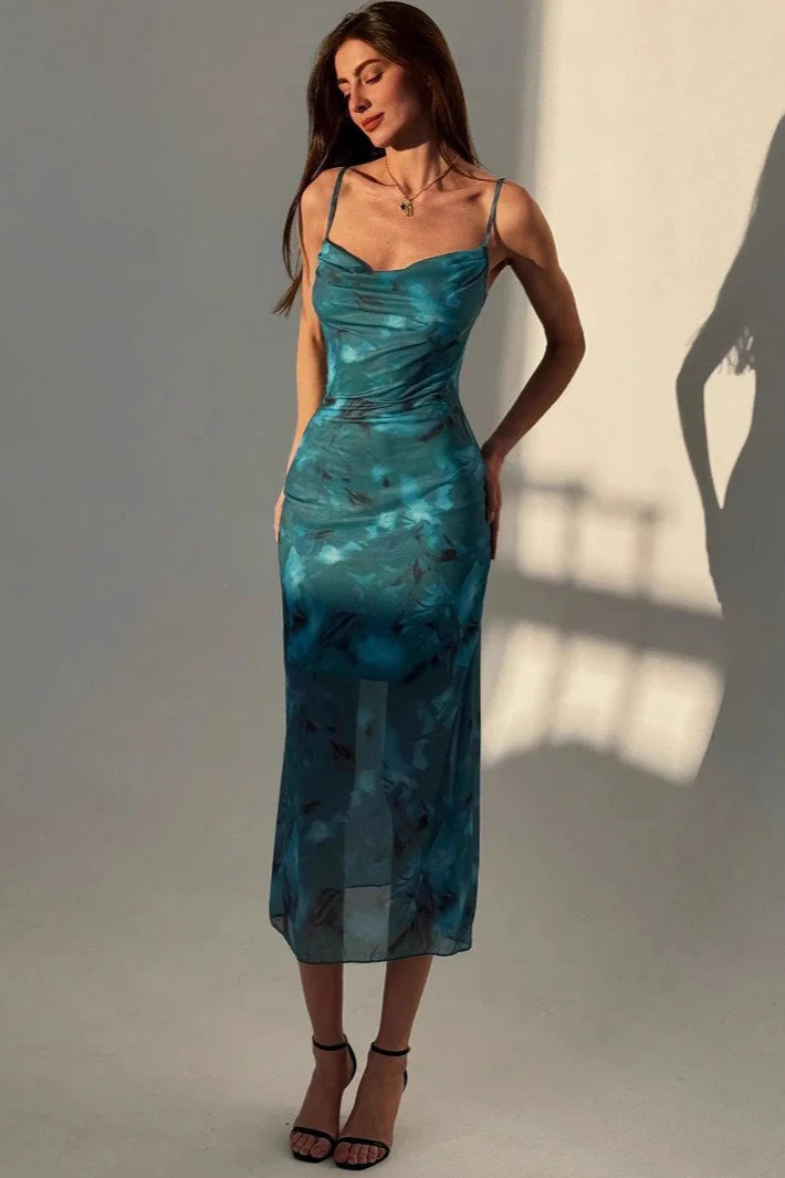 Slim Fit Cami Bodycon Midi Dress
