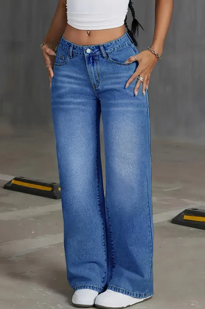 Slim Fit Washed Jean