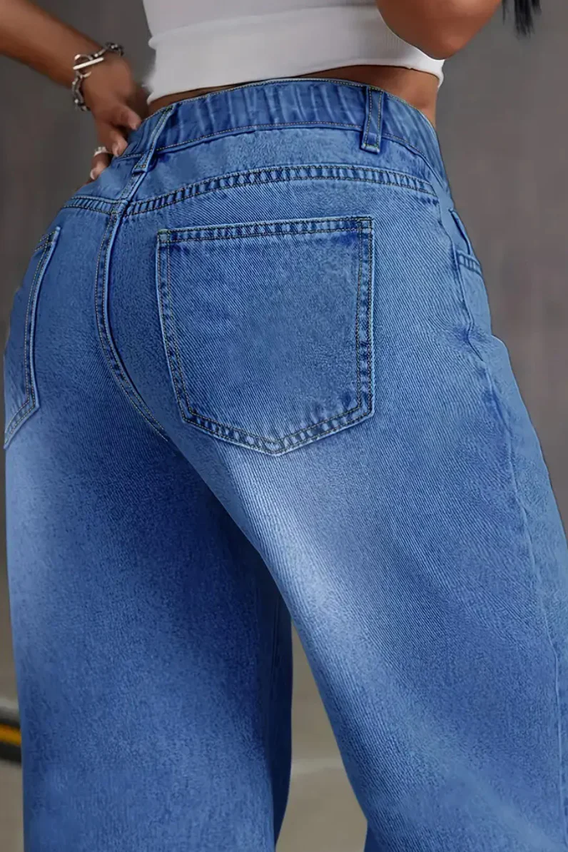Slim Fit Washed Jean - Image 3